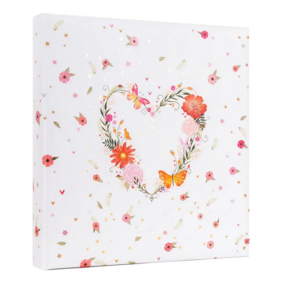 Fotoalbum na fotorůžky 30x31 cm 60 stran svatební 08001 Floral Embrace