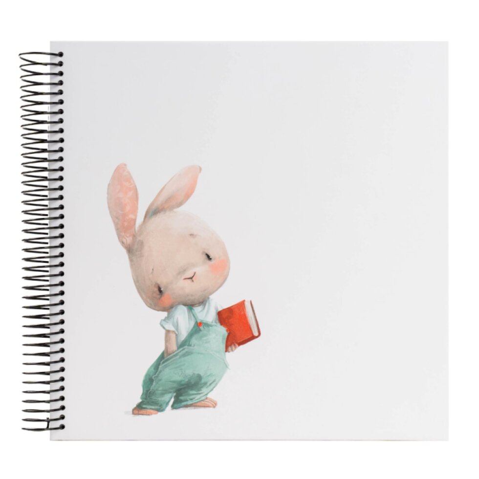 Fotoalbum na fotorůžky 25x25 cm 40 stran SA-132 dětské Bunny nosey