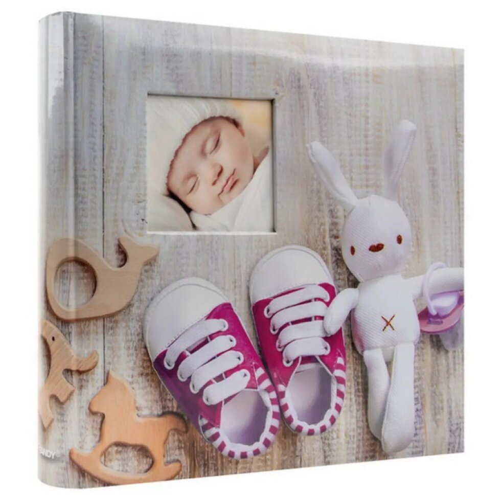 Fotoalbum 10x15 500 foto dětské Bunny 2 růžové