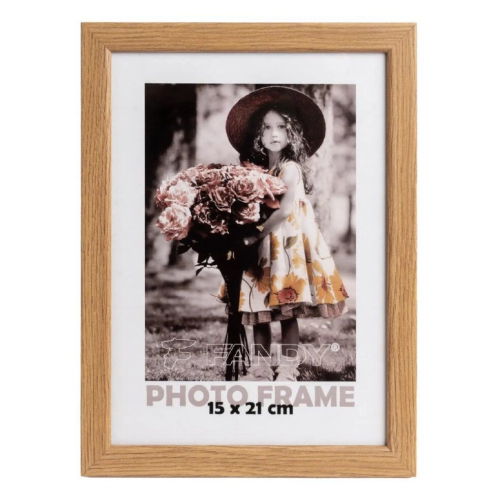Dřevěný rámeček Style 15x21 3 světle hnědý