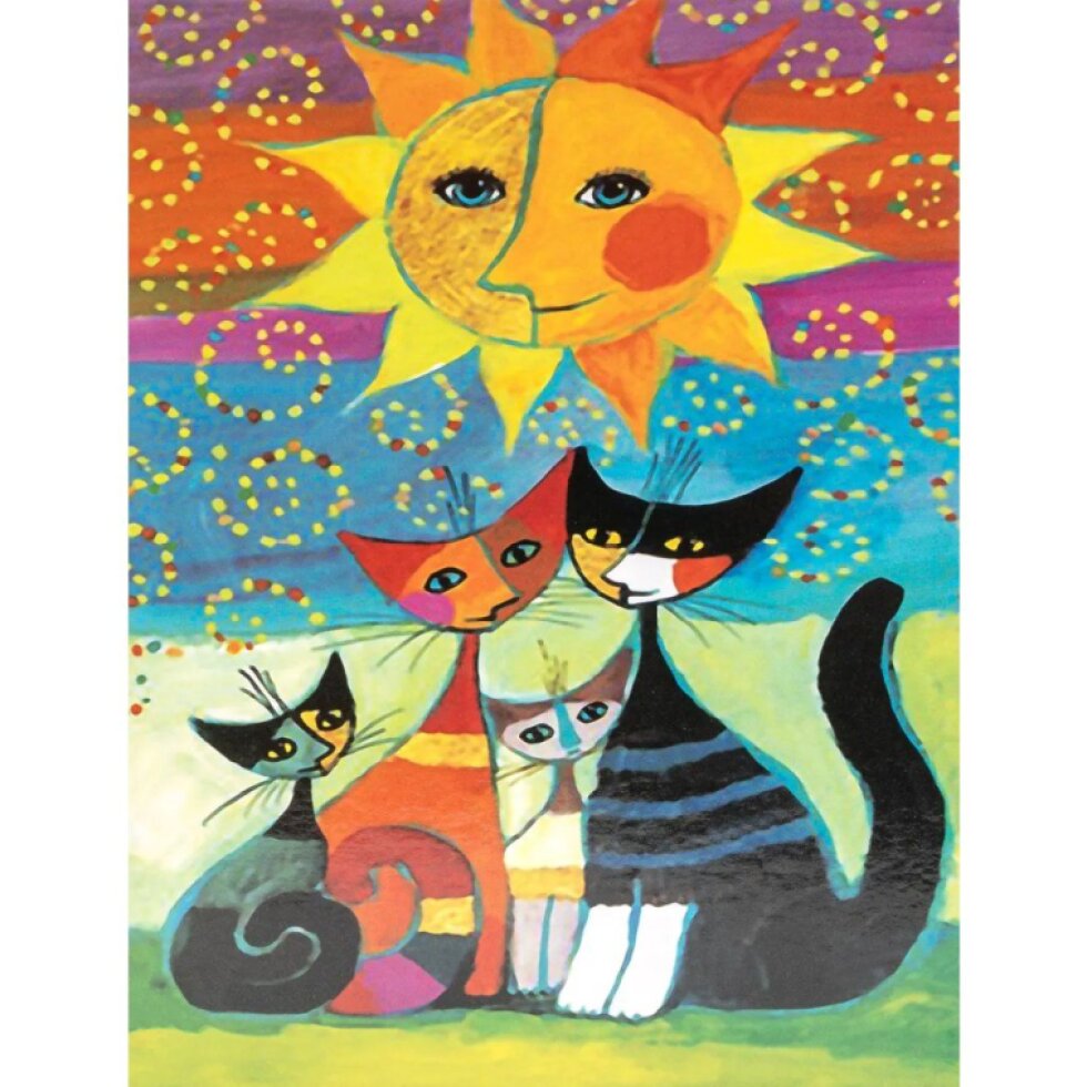 Fotoalbum 10x15 100 foto dětské Cats 1 slunce