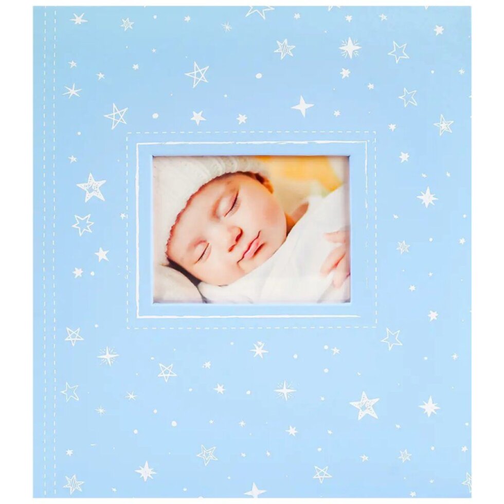 Fotoalbum na fotorůžky 29x32 cm 60 stran dětské Starlet 1 modré