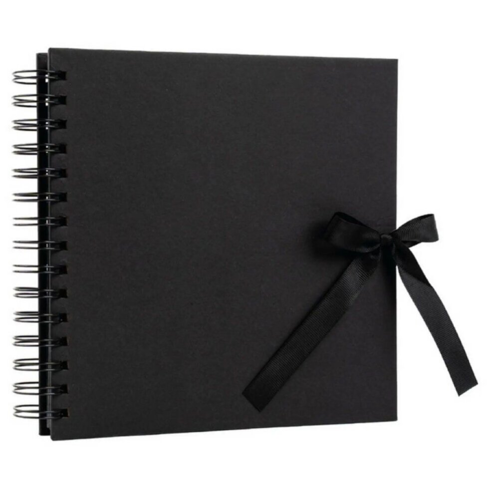 Fotoalbum na fotorůžky 20x20 cm 40 stran Black S