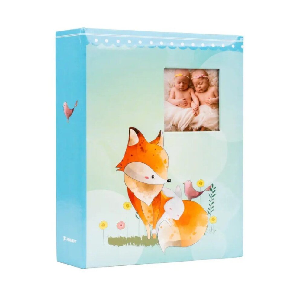 Fotoalbum 10x15 200 foto dětské Fox 1 modré