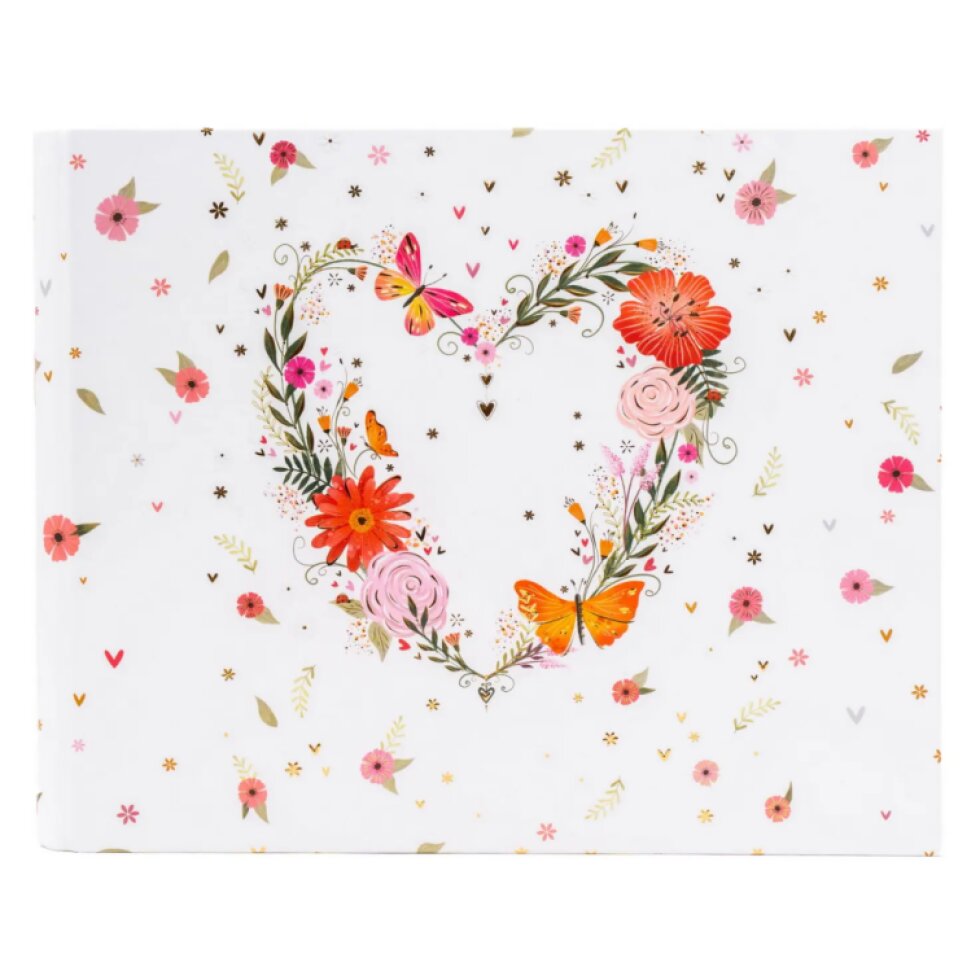 Kniha hostů 29x23 cm 50 stran 47001 Floral Embrace