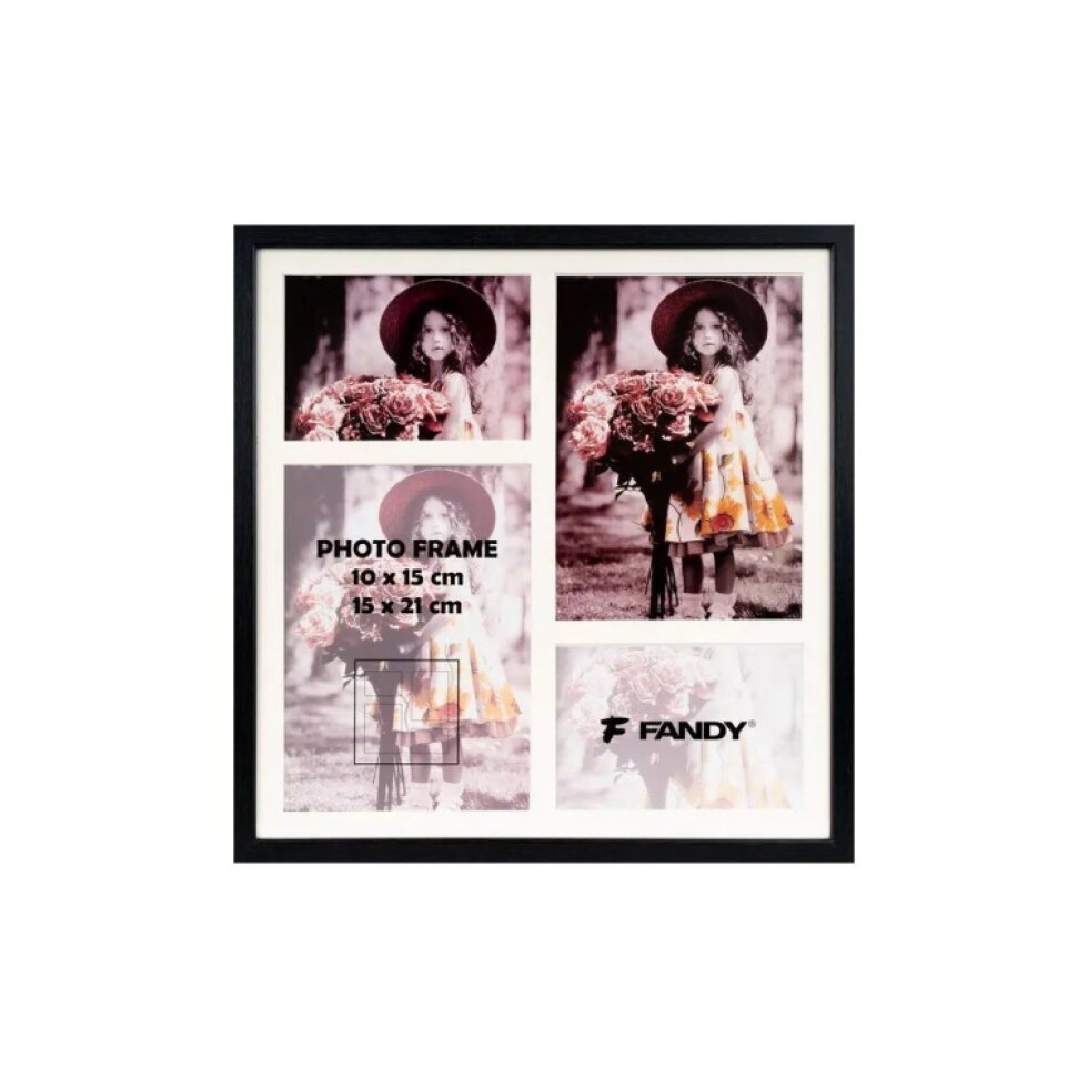 Fotorámeček Style gallery 02 4 černý