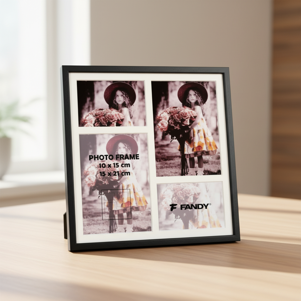 Fotorámeček Style gallery 02 4 černý