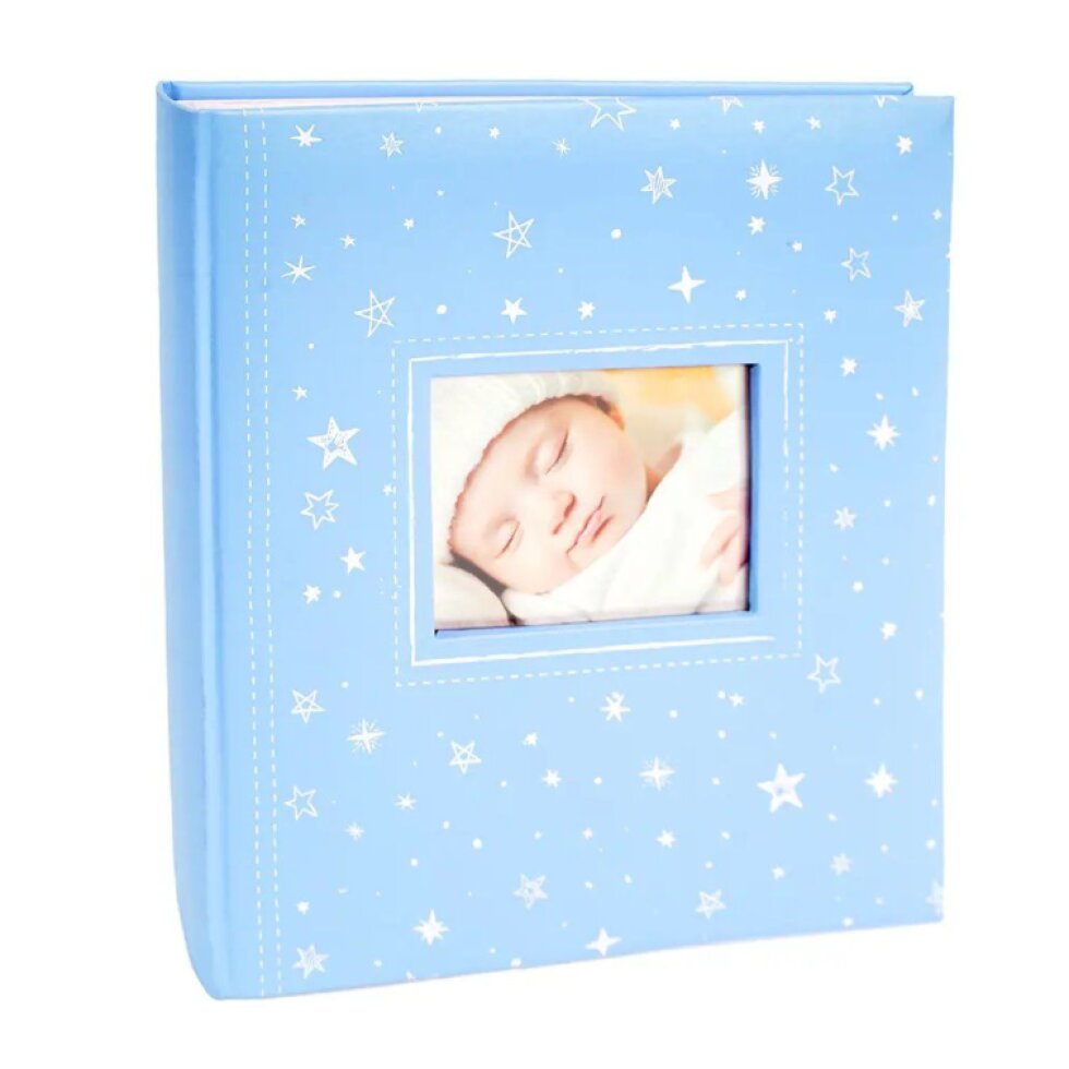 Fotoalbum na fotorůžky 29x32 cm 60 stran dětské Starlet 1 modré