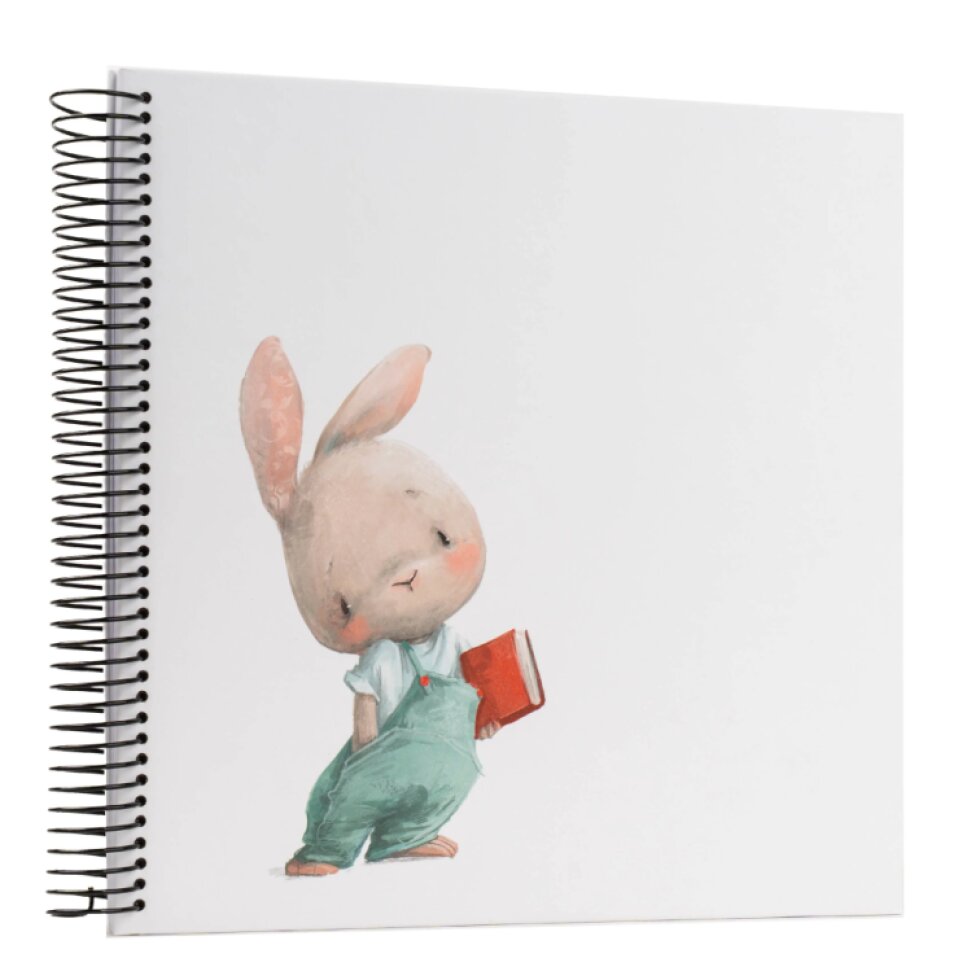 Fotoalbum na fotorůžky 25x25 cm 40 stran SA-132 dětské Bunny nosey