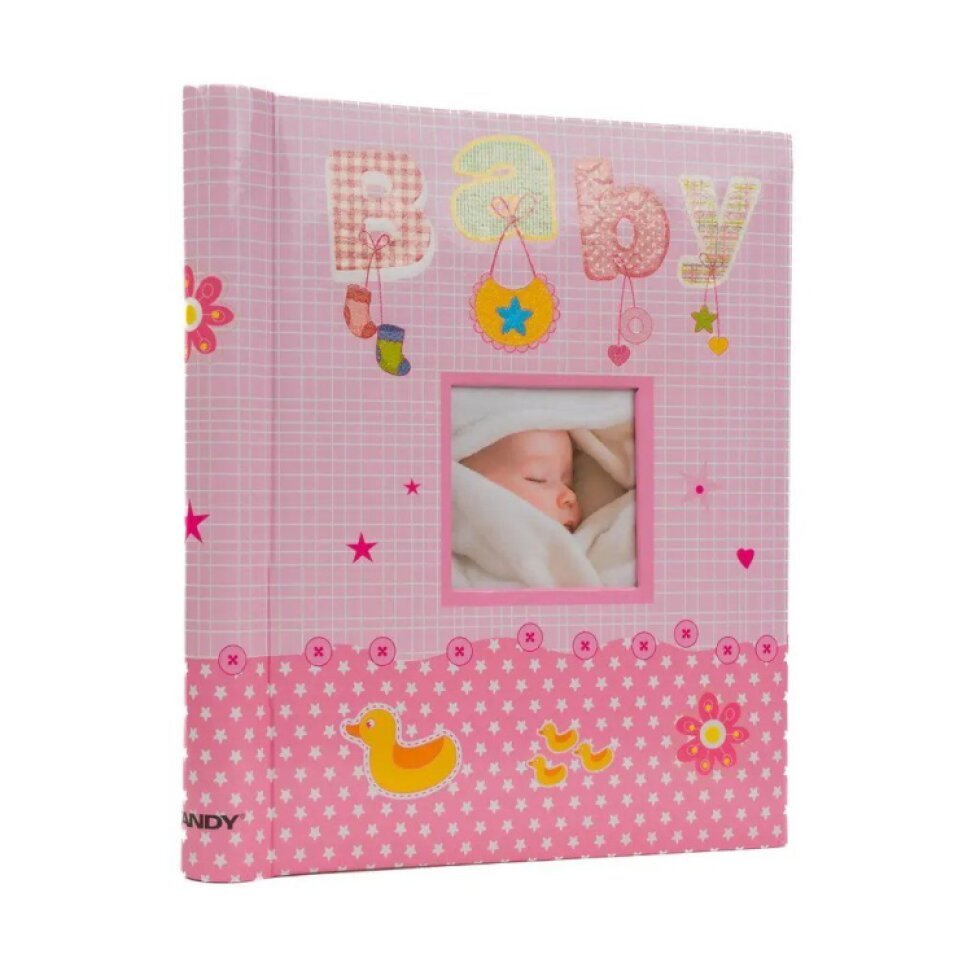 Fotoalbum samolepicí 22,5x28 cm 40 stran dětské Duckling 2 růžové