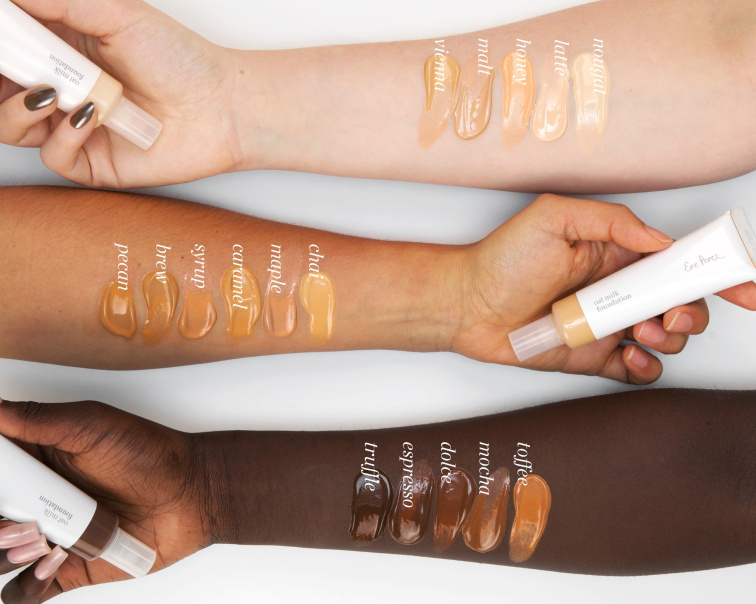 Make-up ovesné mléko