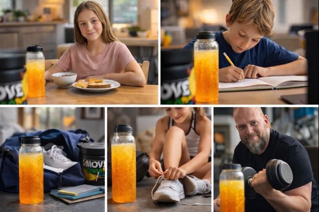 Jsem táta 13leté tanečnice. Proto jsem vymyslel nápoj MoveON.