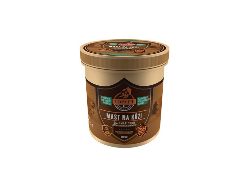 Topvet Mast na ekzém – péče o citlivou kůži koní
