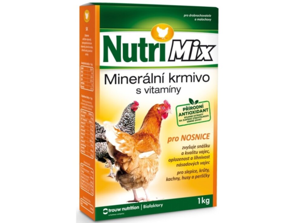 NutriMix pro nosnice – doplňkové krmivo pro slepice a drůbež