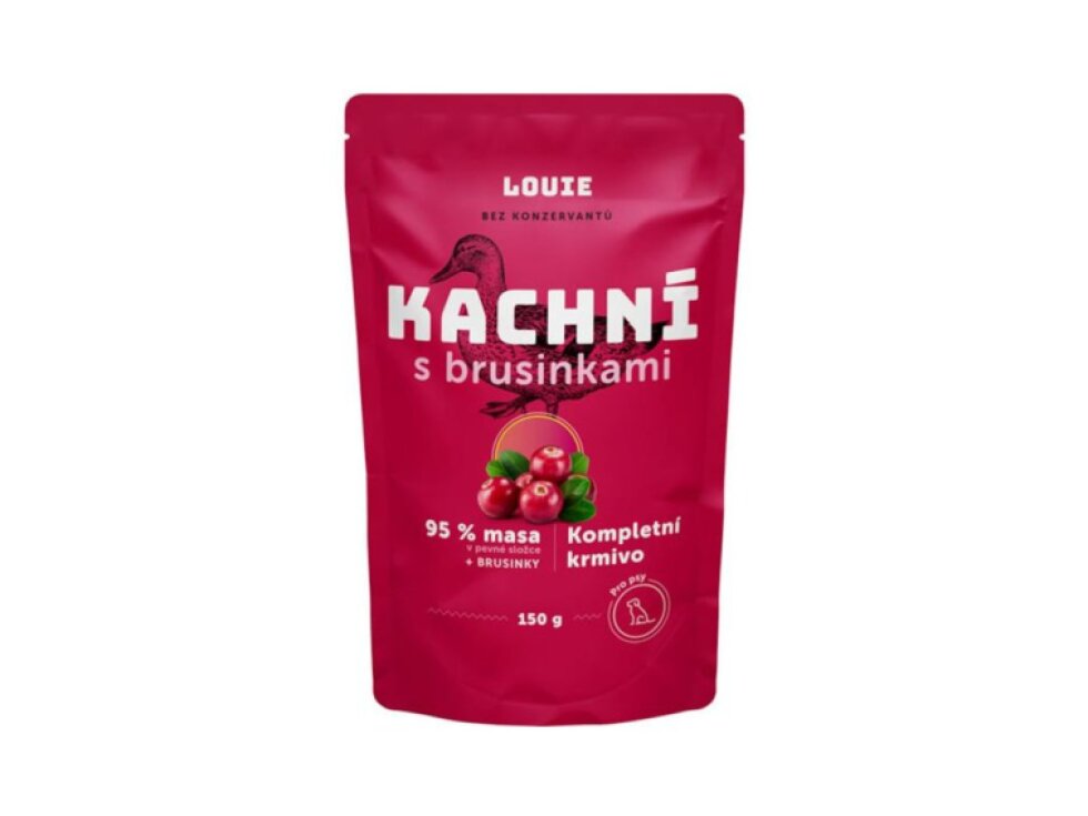 Louie kaps.pro psy kachní s brusinkami