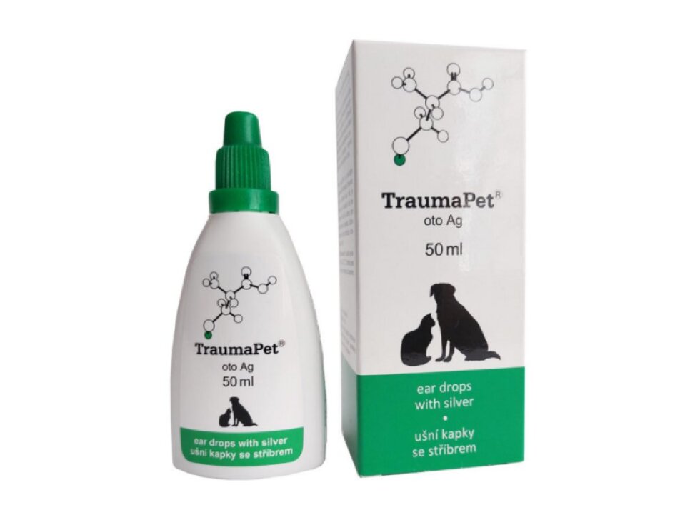 TraumaPet Oto AG Sol – ušní roztok pro psy a kočky