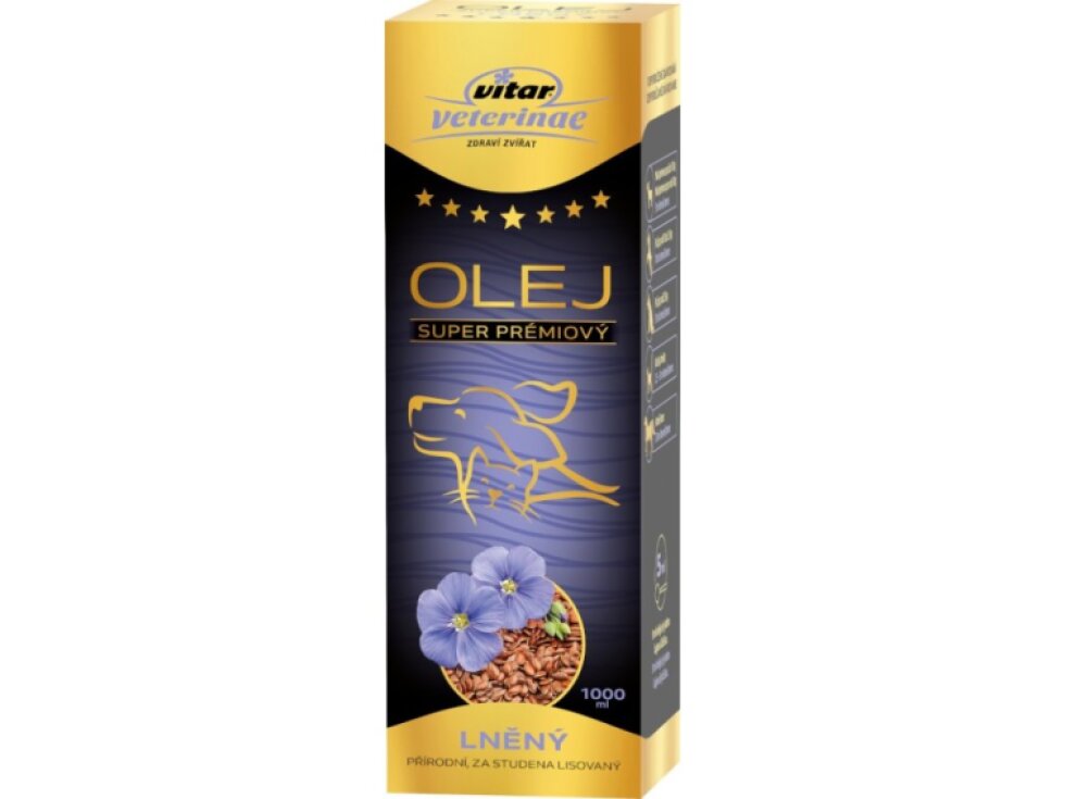 Vitar Veterinae lněný olej