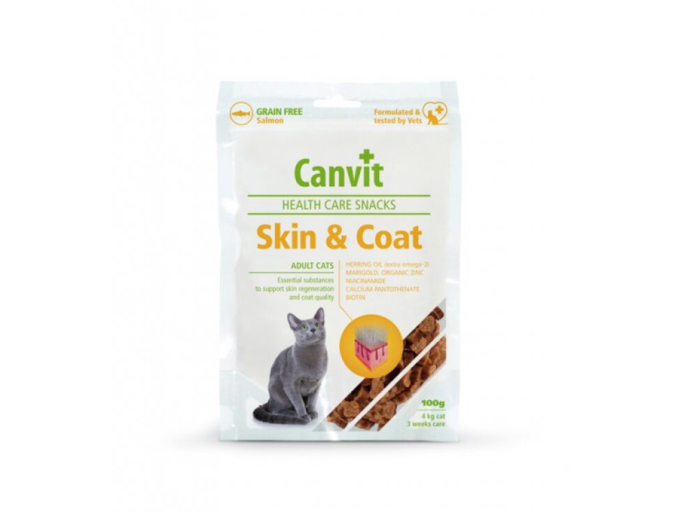 Canvit Snack Cat Skin & Coat 100g