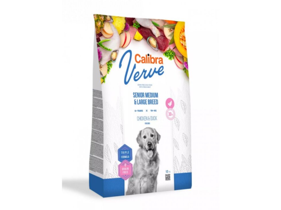 Calibra Dog Verve GF Senior M&L Chicken&Duck