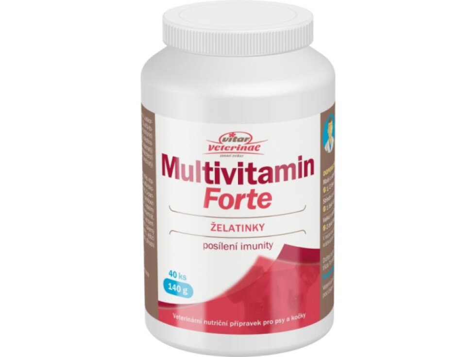 Vitar MultiVitamin Forte 140 g 40ks želé