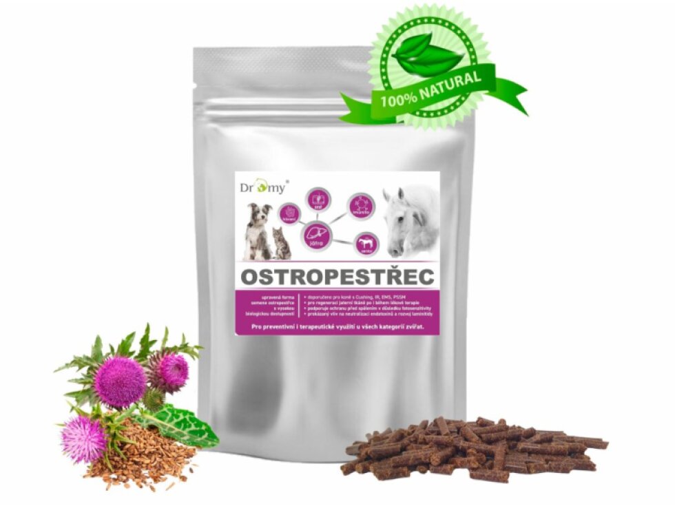 Dromy Ostropestřecové výlisky 3kg - granulovaná forma
