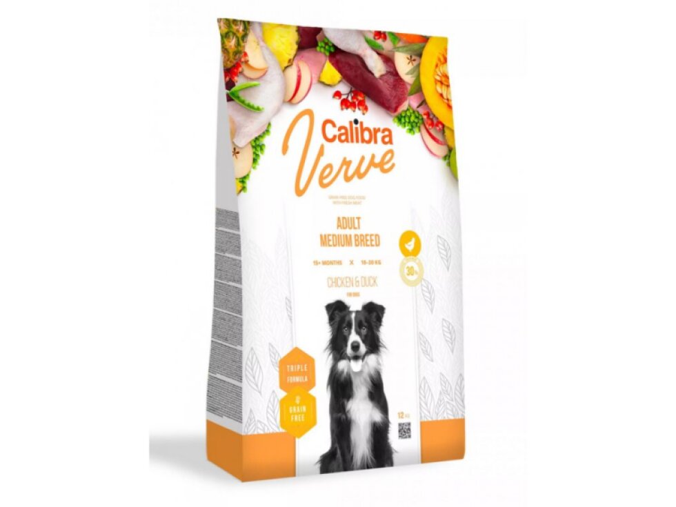 Calibra Dog Verve GF Adult Medium Chicken&Duck