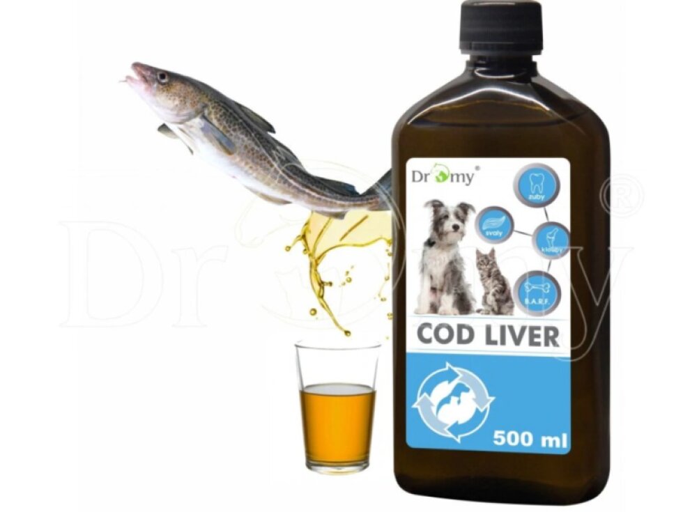 Dromy Olej z tresčích jater 500ml