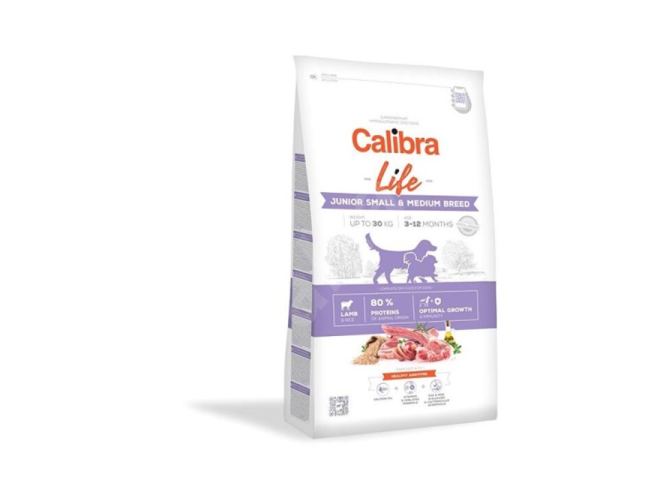 Calibra Dog Life Junior Small&Medium Breed Lamb