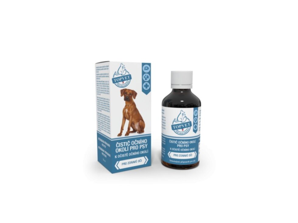 Topvet Čistič očního okolí – roztok pro psy 50 ml