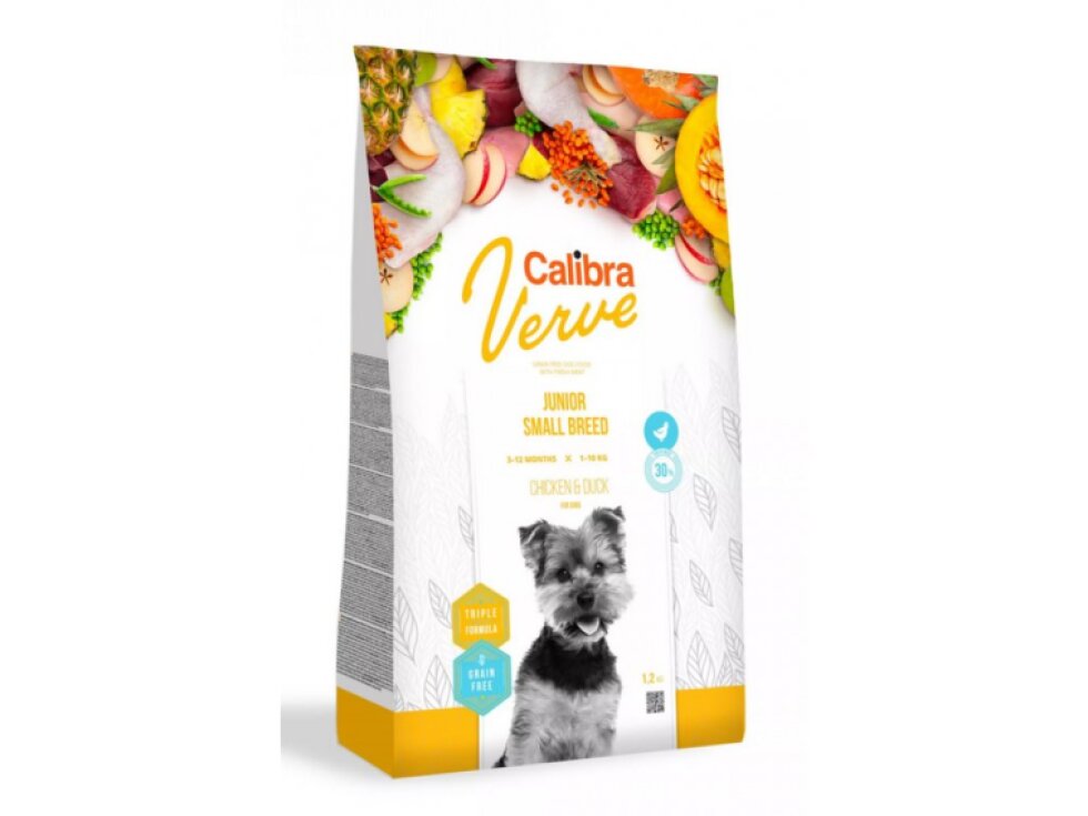Calibra Dog Verve GF Junior Small Chicken&Duck