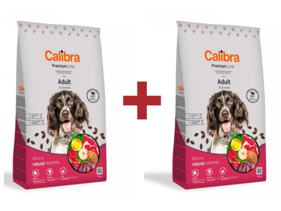 Calibra Dog Premium Line Adult Beef 2x12kg