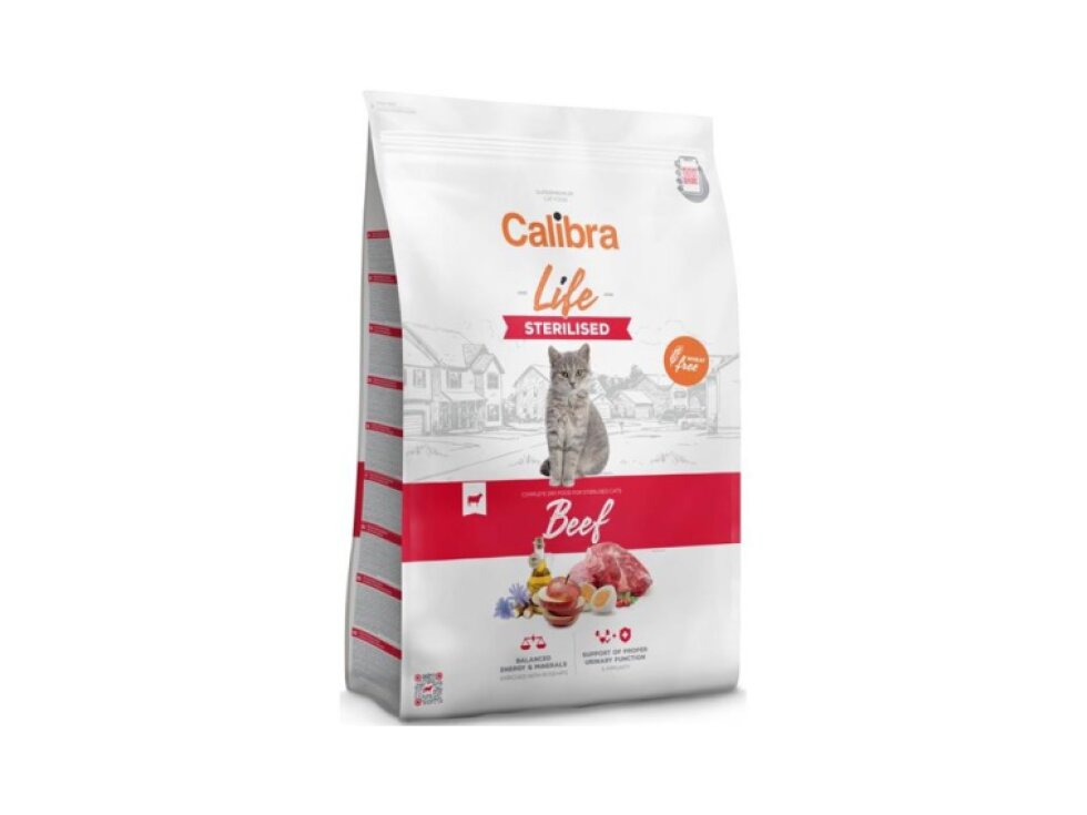 Calibra Cat Life Sterilised Beef