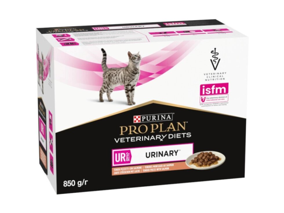 Purina PPVD Feline UR St/Ox Urinary Salmon 10x85g