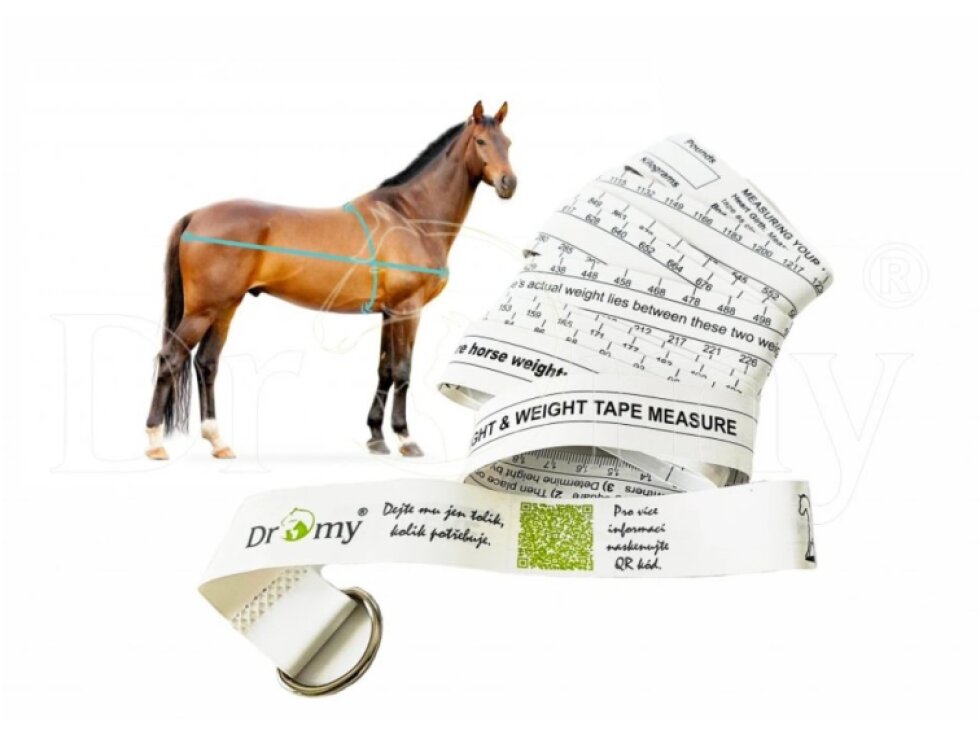 Dromy Páska pro zjištění hmotnosti koně 2,5m