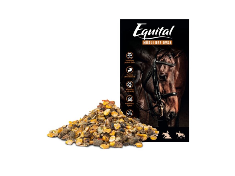 Equital Müsli bez ovsa 20kg