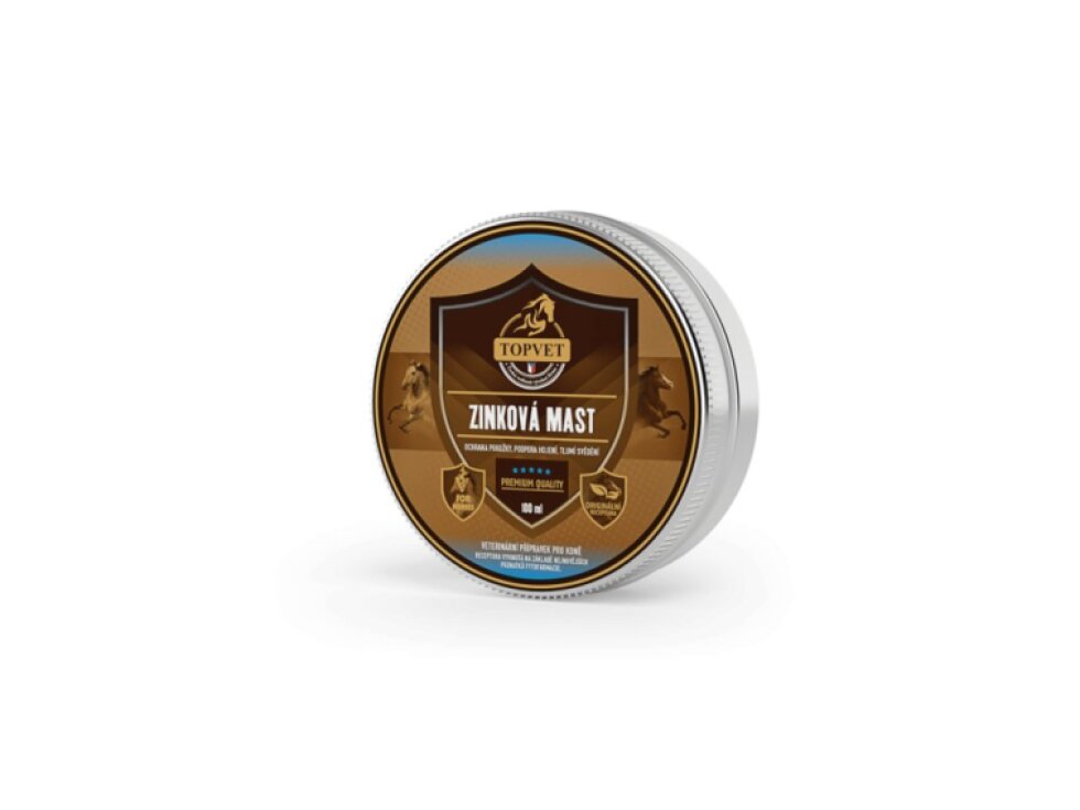 Topvet Zinková mast - ochranná mast pro koně 100 ml
