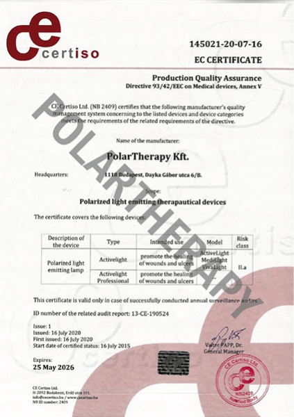 Technické detaily ActiveLight