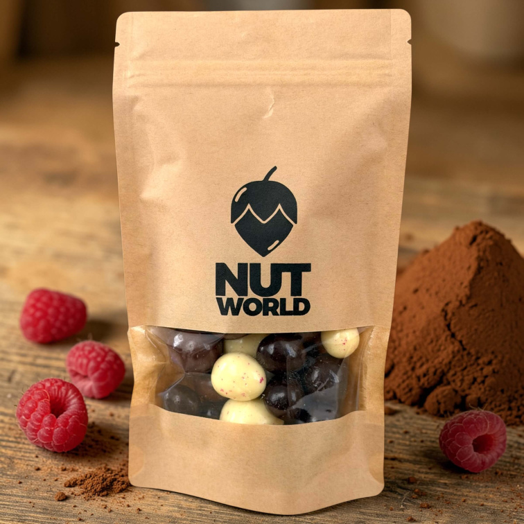 Maliny lyofilizované tří barev