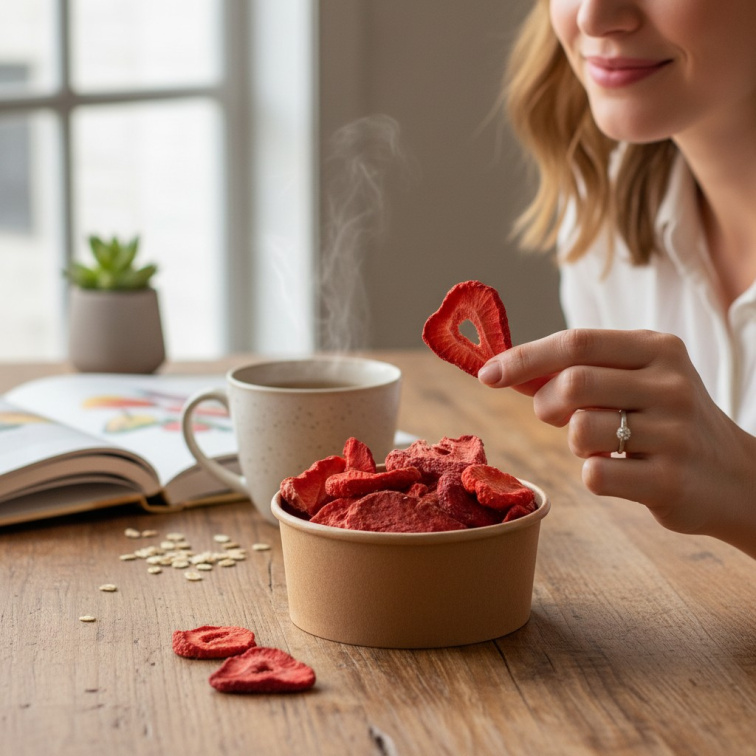 Lyofilizované jahody