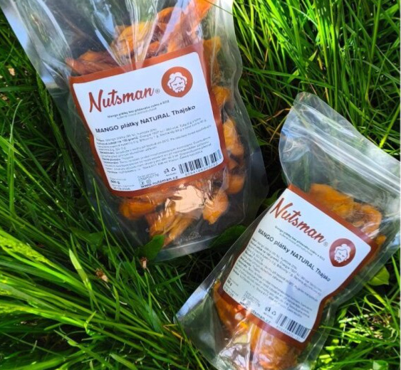 NUTSMAN Mango plátky natural Thajsko