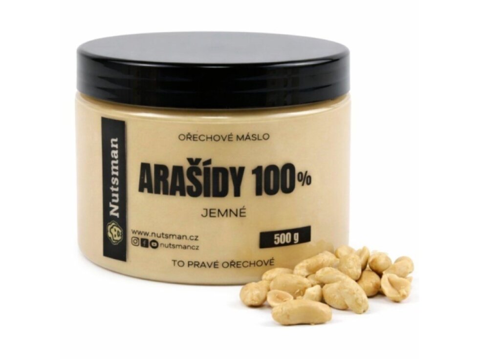 NUTSMAN Arašídové máslo jemné 100%
