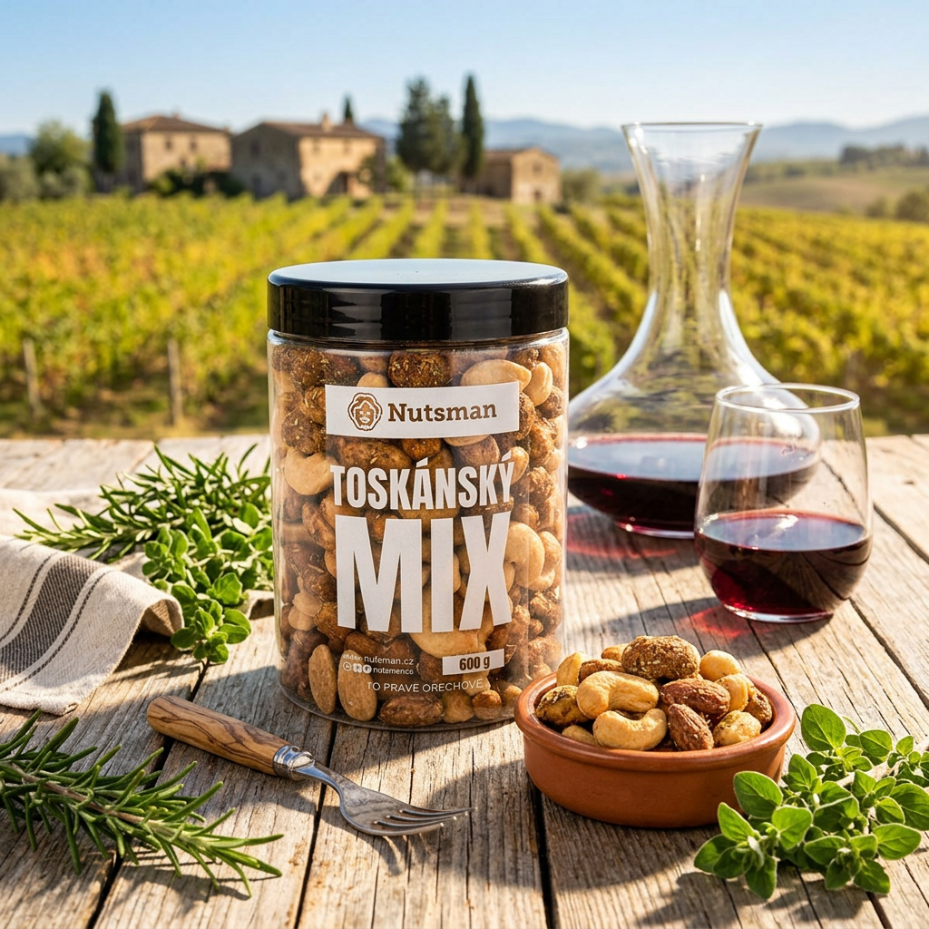 NUTSMAN Toskánský MIX DÓZA 600 g