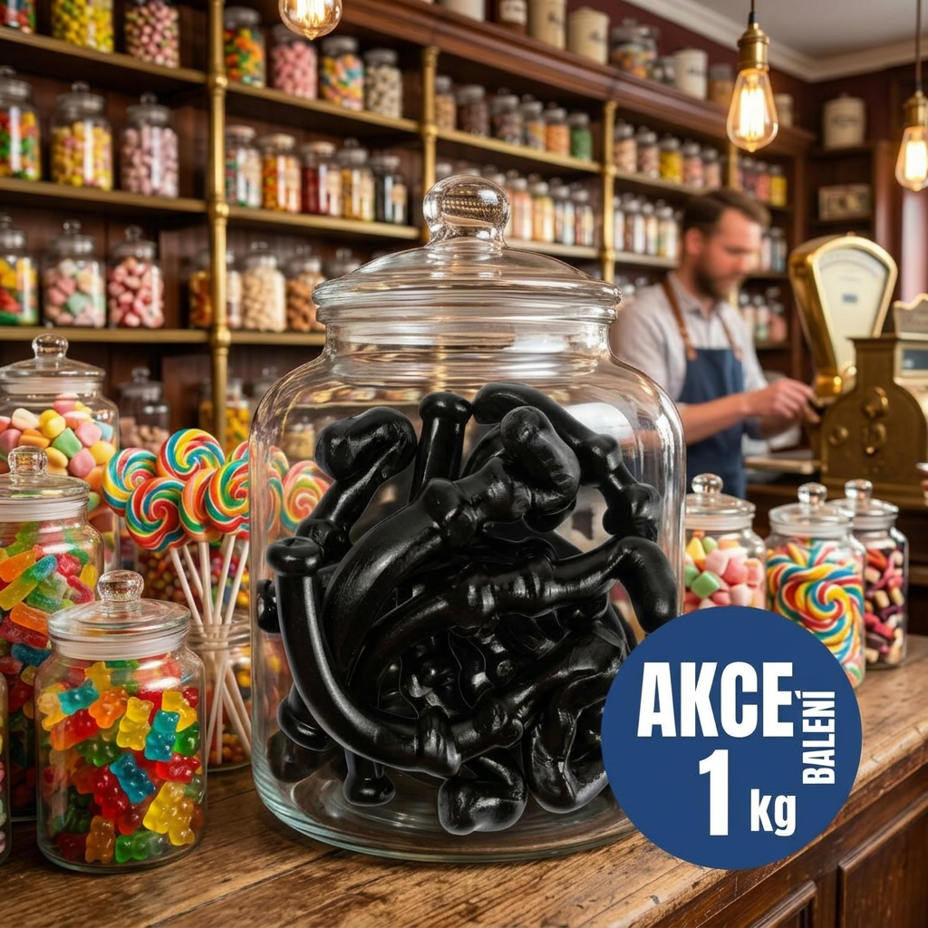 NUTSMAN Lékořicové fajky pendrek AKCE 1 kg