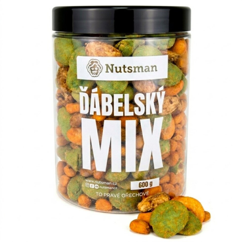 NUTSMAN Ďábelský MIX DÓZA 600 g