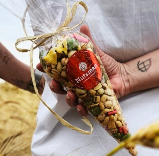 NUTSMAN Dárkový kornout TELEVIZNÍ SMĚS 300 g