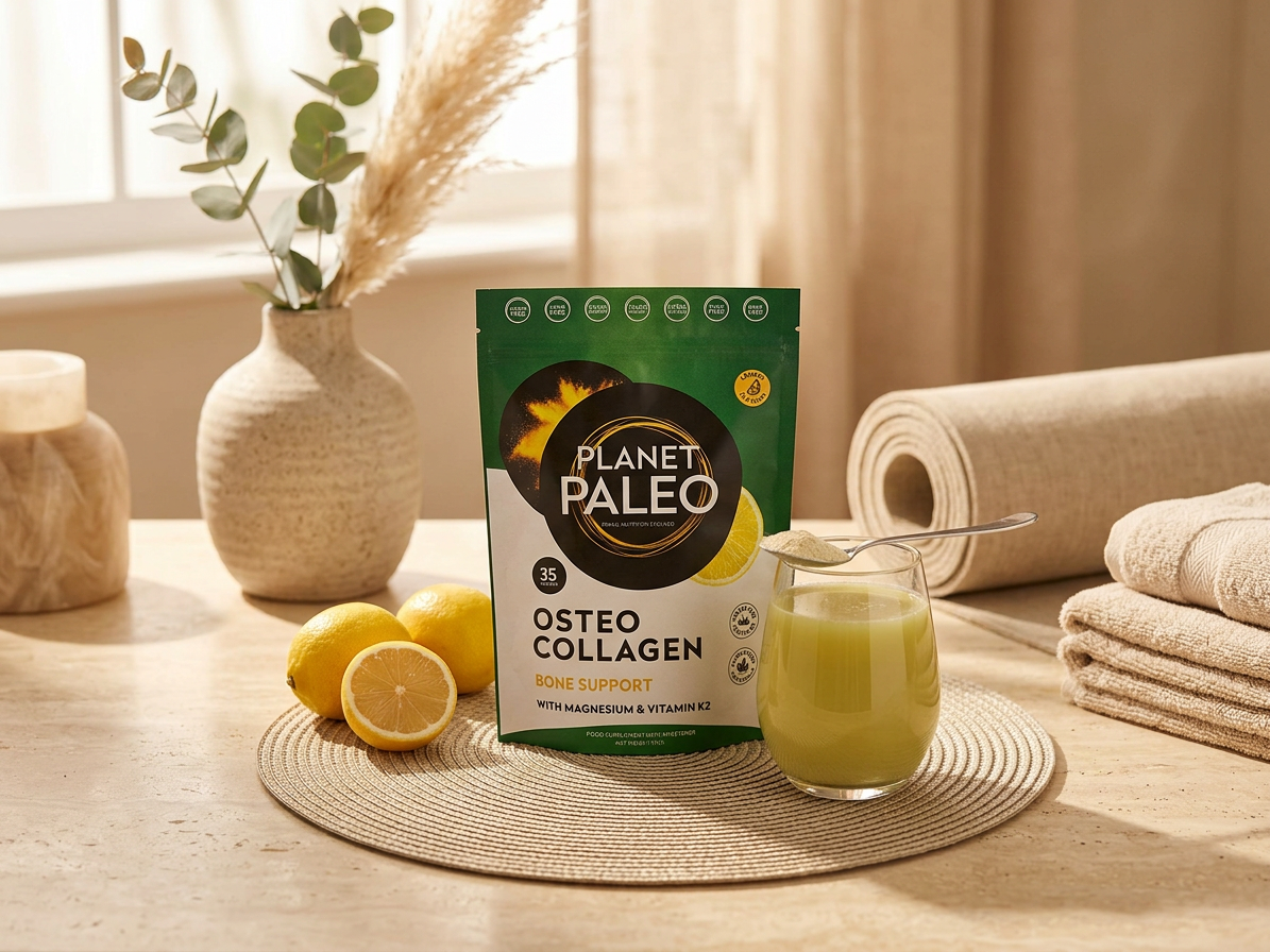 Planet Paleo Osteo Collagen – hydrolyzovaný hovězí kolagen s hořčíkem a K2 MK-7
