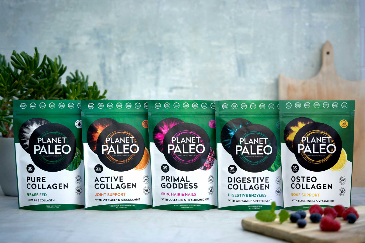 Planet Paleo Osteo Collagen – hydrolyzovaný hovězí kolagen s hořčíkem a K2 MK-7