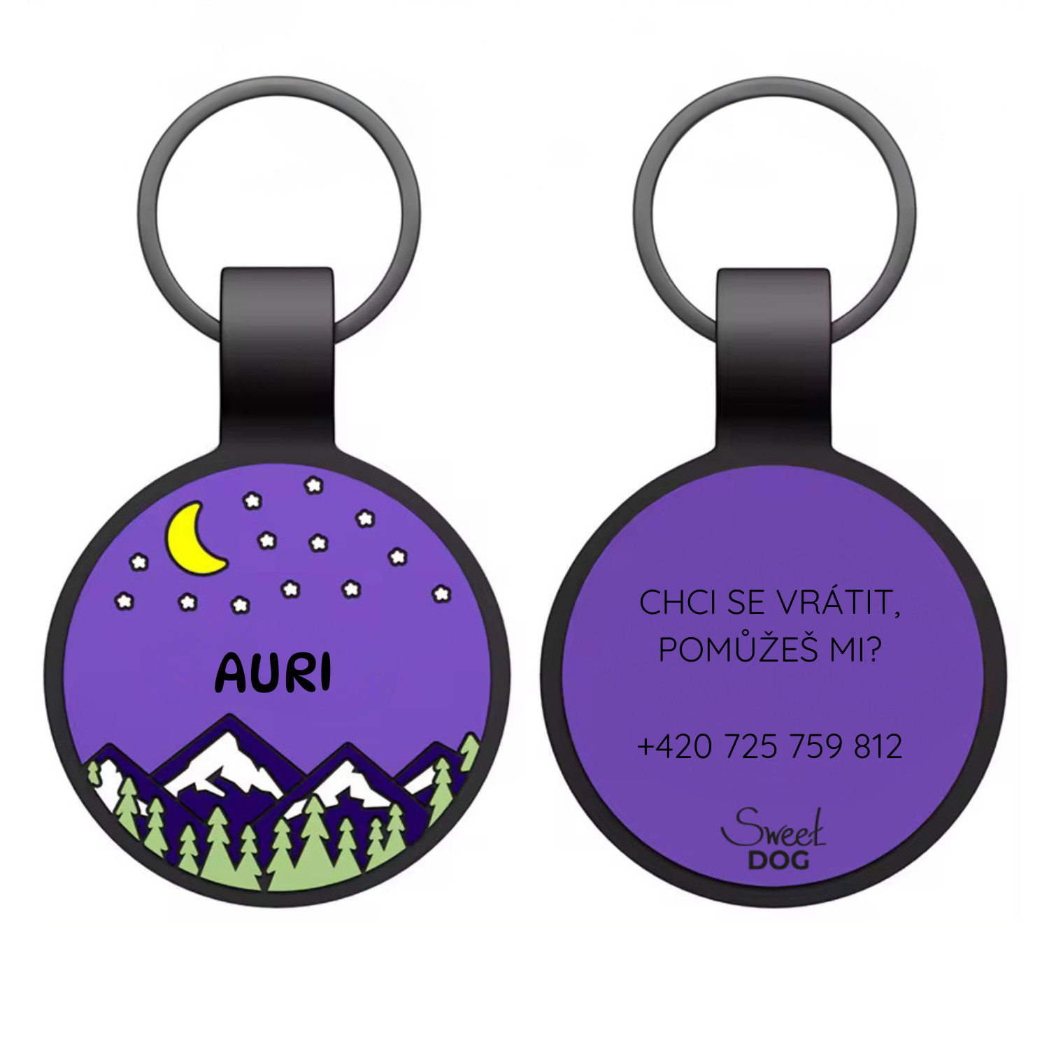 Psí známka Midnight