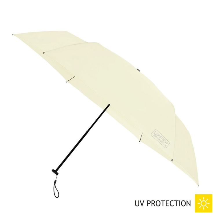 Skladací dáždnik s UV ochranou Impliva Falconetti SU-3-OFFWHITE