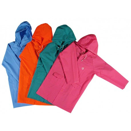 Pršiplášť pre deti Viola, červený